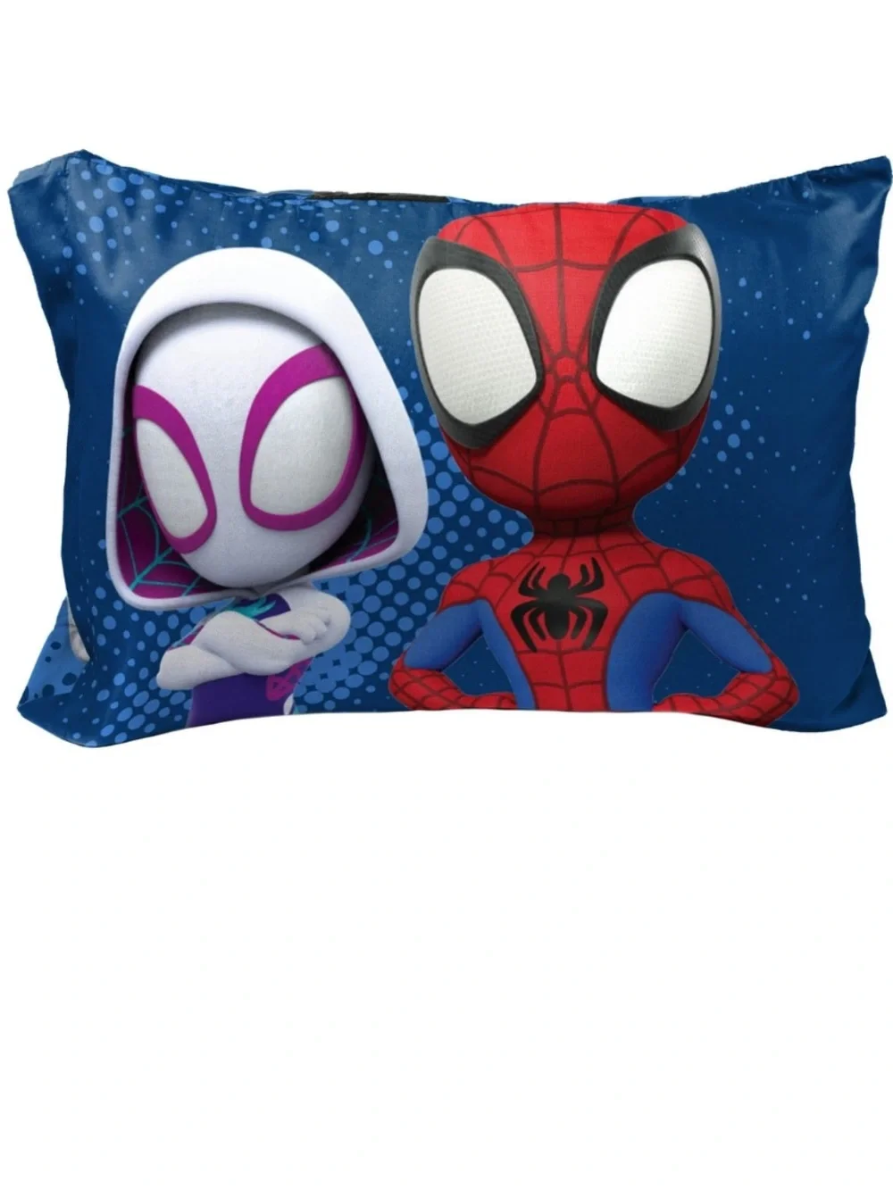 Spider-Man Spidey and His Amazing Friends 4-Piece Blue Marvel Bedding Sets, Full